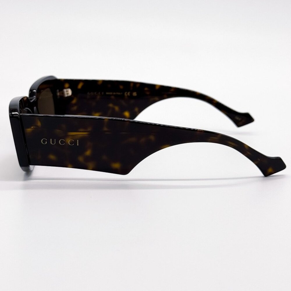 NEW GUCCI SUNGLASSES GG1426S 002 HAVANA WOMEN EYEWEAR GUCCI - Picture 8 of 11